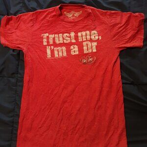 "Trust me, I'm a Dr" slogan Dr. Pepper Y2K short sleeve tee